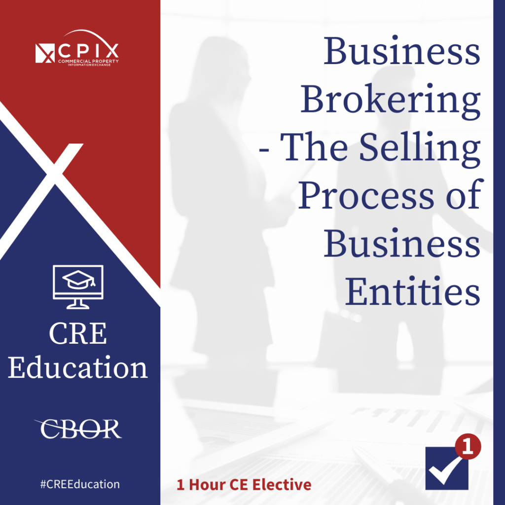 Business Brokering - The Selling Process - 2021